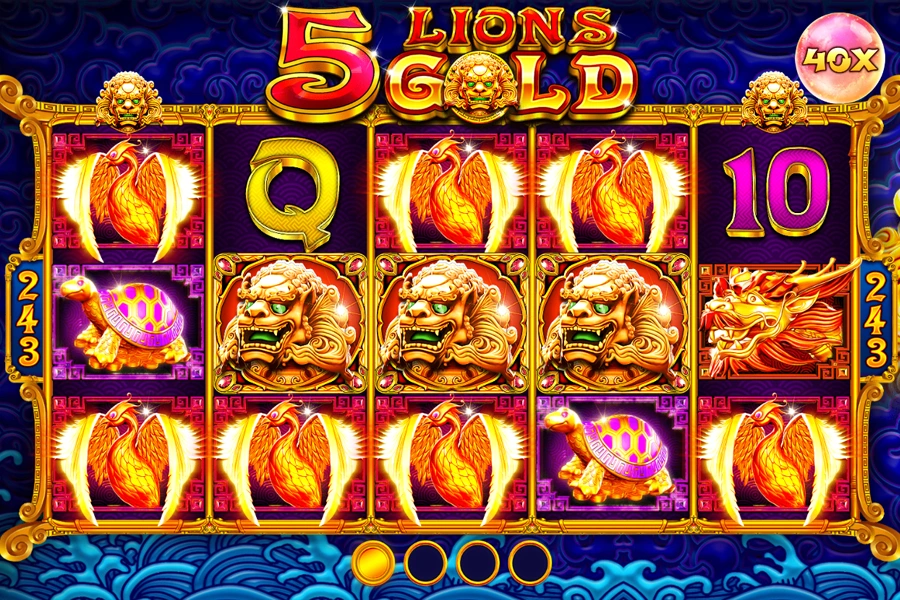 5 lions gold theme