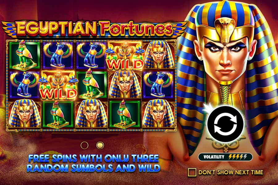 egyptian fortunes theme